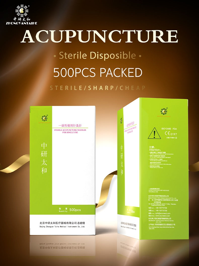 1000 PCS Acupuncture Needles with Tube 2 Boxes I Sharp