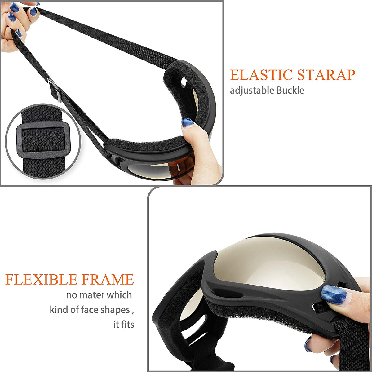 2 Pack Ski Goggles Snowboard Goggles for Men Women & Youth