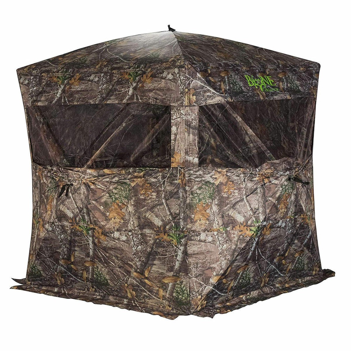 Hunting Ground Blind 3 Durable Person Outside Hunting Ground Blind, Mossy Oak