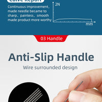 1000 PCS Acupuncture Needles with Tube 2 Boxes I Sharp