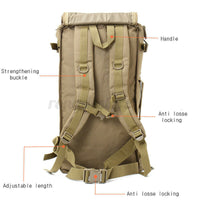 50L Outdoor Military Tactical Backpack Sport Camping Travel