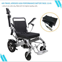 Electric Wheelchair I FDA Approved Intelligent Power Wheelchair I Lightweight Portable Airline Approved Compact Wheelchair Model MU76612
