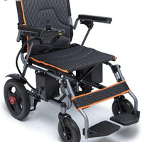 Motorized Wheelchair I Lightweight Electric Power Wheelchair I Dual Motor Travel Compact Wheelchair for Senior Adults I Meubon Model M231ER
