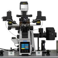 Research Level Inverted Fluorescent Microscope | BF+FL+RPC Micromanipulators