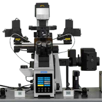 Research Level Inverted Fluorescent Microscope | BF+FL+RPC Micromanipulators