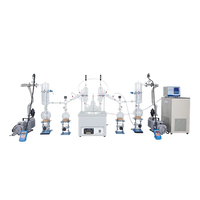 High-Temperature Short Path Distillation Kit: Ideal for Essential Oil Extraction I 2.20L glass capacity