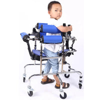 Standing Frame for Kids & Adults: 6 or 8-Wheel Rehabilitation Walking Aid with Anti-Overturning Feature
