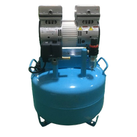 Meubon Silent Medical Oil-Free Dental Air Compressor for 2 Dental chairs I Single Head Model MBD201