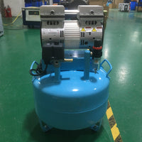 Meubon Silent Medical Oil-Free Dental Air Compressor for 2 Dental chairs I Single Head Model MBD201
