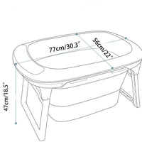Baby Bath tub Large Portable Folding Collapsible Baby