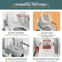 Bedside Commode I Adult Potty Chair Portable Toilets for