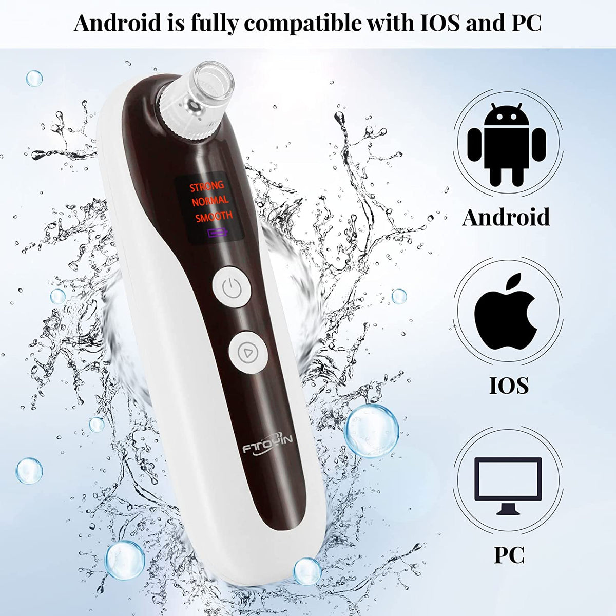 Blackhead Remover Pore Vacuum with Camera with Kit Suction