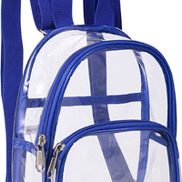 Clear Mini Backpack Stadium Approved, Water proof Transparent Backpack