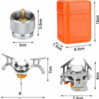 Camping Gas Stove Portable Backpacking stove with Piezo