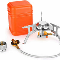 Camping Gas Stove Portable Backpacking stove with Piezo