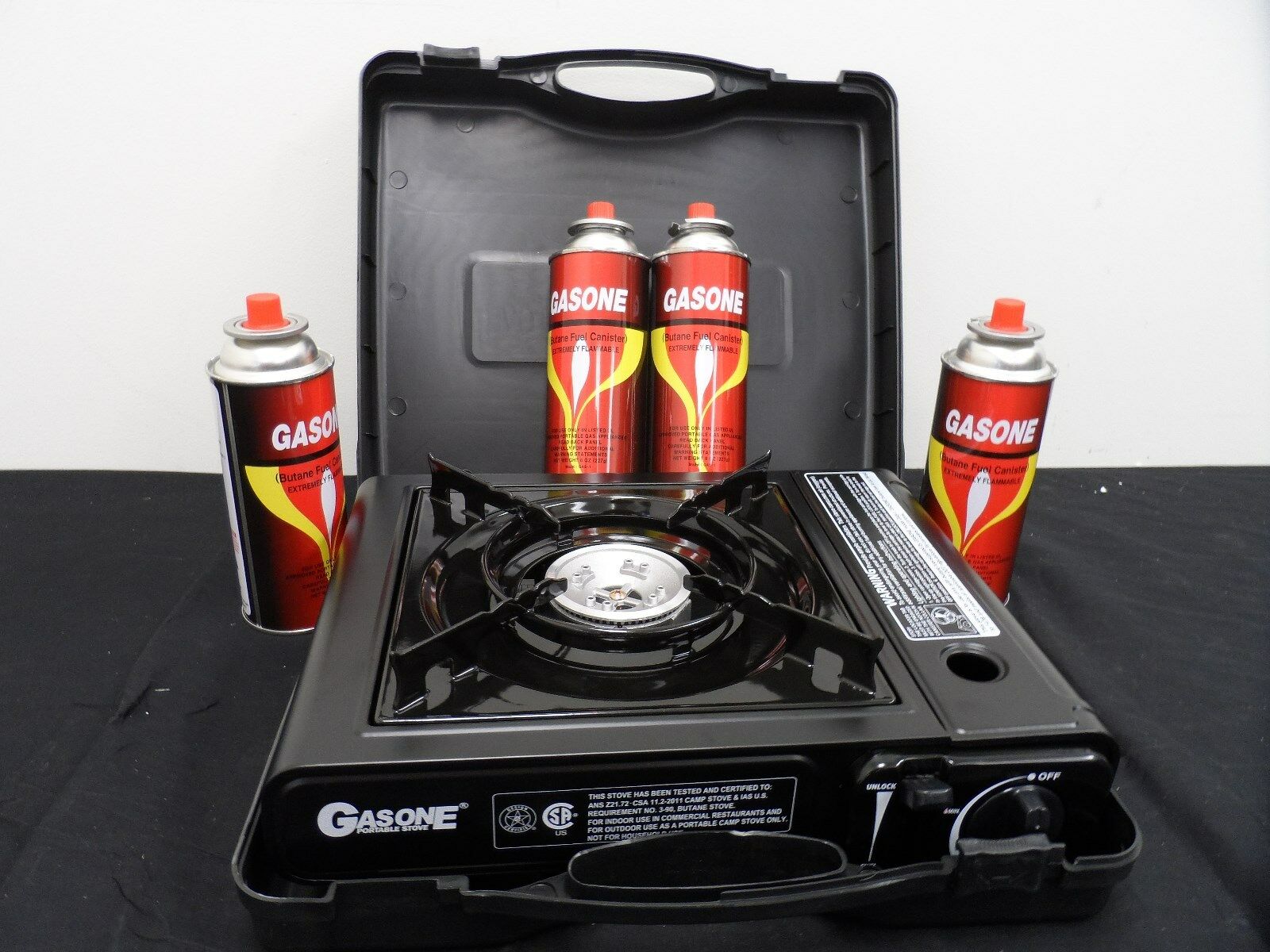 Camping Stove Portable Single Burner Butane Gas stove w/