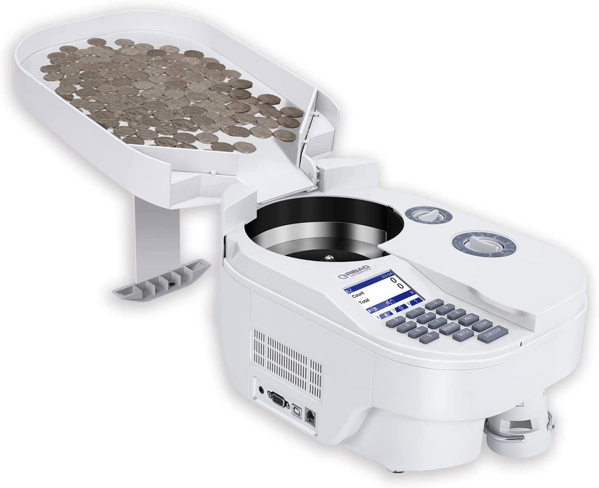 Coin Counter High Speed Heavy Duty Compact Portable Coin