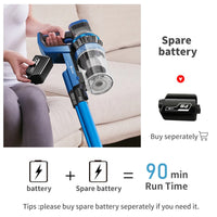 Cordless Vacuum Cleaner 23000Pa Powerful Suction LED Touch
