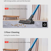 Cordless Vacuum Cleaner 23000Pa Powerful Suction LED Touch