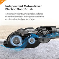 Cordless Vacuum Cleaner 23000Pa Powerful Suction LED Touch