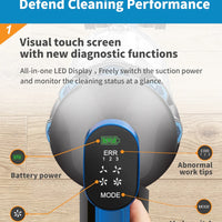 Cordless Vacuum Cleaner 23000Pa Powerful Suction LED Touch