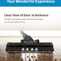 Cordless Vacuum Cleaner 23000Pa Powerful Suction LED Touch