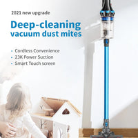 Cordless Vacuum Cleaner 23000Pa Powerful Suction LED Touch