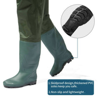 Fishing Wader Waterproof Chest Wader Bootfoot Nylon/PVC