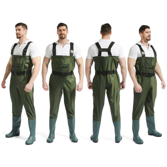Fishing Wader Waterproof Chest Wader Bootfoot Nylon/PVC