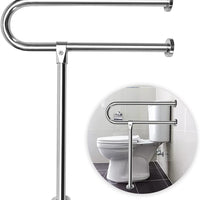 Handicap Grab Bars Rails Foldable Toilet Flip Up Arm Rails