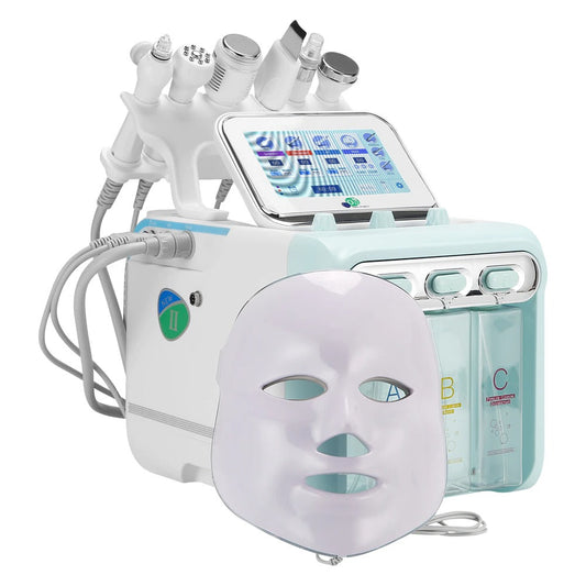Hydrogen Oxygen 7 in 1 Small Bubble RF Beauty Machine I Face