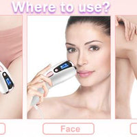 At-Home Hair Removal for Women & Men, Upgraded to 999,999 Flashes Laser Hair Removal, Permanent Painless Hair Removal Device for Facial Whole Body