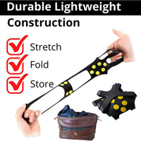 Ice Cleats Crampons Shoe Boot Spikes Ice Grippers