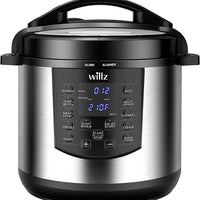 6-in-1 Multi-Use Programmable Pressure Cooker, Slow Cooker, Rice Cooker, Steamer, Sauté, & Food Warmer, 6 Qt, Stainless Steel