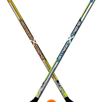 Hockey Set - Includes 2 Street Hockey Sticks and 1 Street Hockey Ball - Official NHL Licensed Product - Perfect Hockey Starter Set for Kids