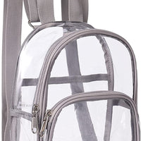 Clear Mini Backpack Stadium Approved, Water proof Transparent Backpack