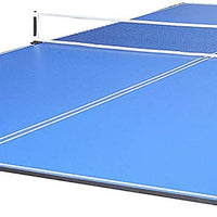 4 Piece Ping Pong Table Top for Pool Table - Includes Ping Pong Net Set - Full Size Table Tennis Conversion Top for Billiard Tables
