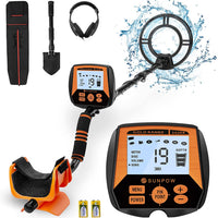 Metal Detector for Adults, Professional Waterproof Adjustable High Accuracy Metal Detector, 10 inches Detection Depth