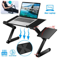 Laptop Desk Foldable Bed Table Folding Breakfast Tray Portable Lap Standing Desk