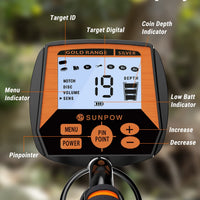 Metal Detector for Adults, Professional Waterproof Adjustable High Accuracy Metal Detector, 10 inches Detection Depth