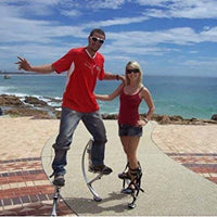 Best Jumping Stilts For Adults Kangaroo Fitness Exercise (200-242lbs/90~110kg) Bouncing Shoes