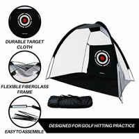 Golf Net Practice Driving Net Outdoor Indoor Portable Hitting Training Aids Cage 6.5ft x 4.5ft
