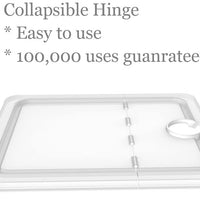 Sous Vide Container 12 Quart EVC-12 with Collapsible Hinged Lid