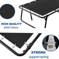 Rollaway Guest Bed Cot Fold Out Bed Portable Folding Bed Frame with Thick Memory Foam Mattress