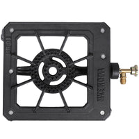 Camping Stove Cast Iron Burner Single Portable Outdoor Propane Gas BBQ Cooker
