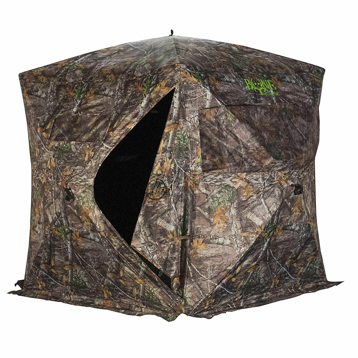 Hunting Ground Blind 3 Durable Person Outside Hunting Ground Blind, Mossy Oak
