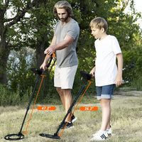 Metal Detector for Adults, Professional Waterproof Adjustable High Accuracy Metal Detector, 10 inches Detection Depth