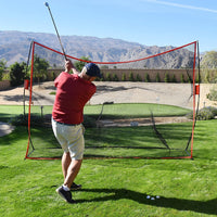 Golf net 10 x 7FT Portable Golf Backyard Training Net Hitting Driving Practice Aids With Carry Bag/0