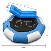 Inflatable Water Trampoline 10Ft Floated Water Bounce