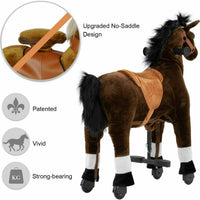 Kids Ride on Horse Toy Pony Rider Mechanical Cycle Walking
